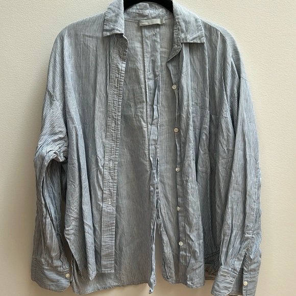 Vince blue and white button down - Picture 1 of 3